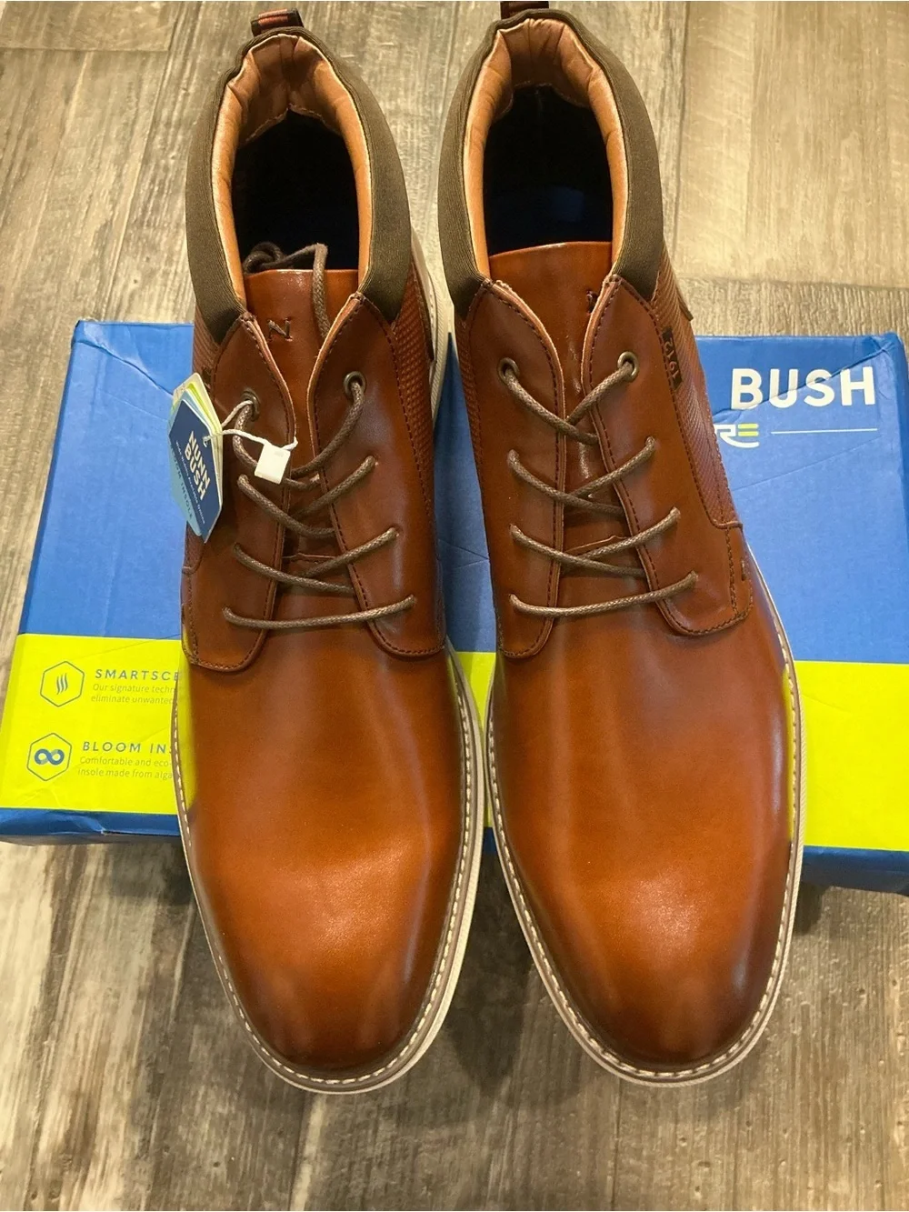 Nunn Bush Men's Chestnut Brown Chukka Boot Size 14